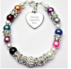 【送料無料】ブレスレット　アクセサリ―　サポートブレスレットチャリティーpersonalised engraved all any cancer support bracelet fundraising charity gift