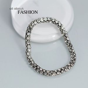 【送料無料】ブレスレット　アクセサリ―　ブレスレットシルバークラスレトロbracelet silver elastic fine crystal class retro ct8