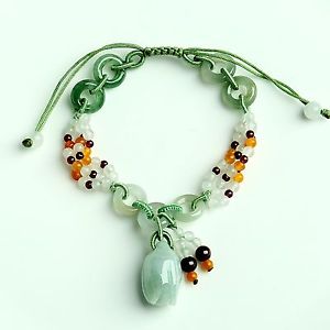 【送料無料】ブレスレット アクセサリ― ナチュラルグレードローズニットチェーンブレスレットreal 100 natural a grade jadejadeite rose knitted chain bracelet adjustable