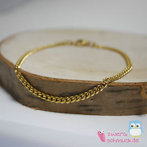 【送料無料】ブレスレット　アクセサリ―　チェーンブレスレットステンレススチールメッキcurb chain bracelet stainless steel gold plated 21cm 2,4mm 13,485円