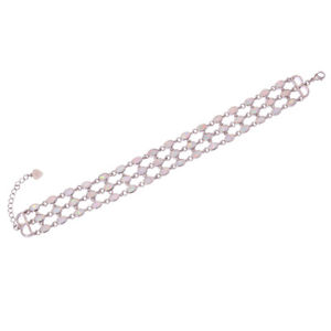 【送料無料】ブレスレット　アクセサリ―　チェーンブレスレットオパールシルバーwhite fire opal silver for women jewelry gems chain bracelet 7 588 34 os582