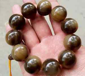 【送料無料】ブレスレット　アクセサリ―　チベットヤクホーンブレスレットビーズブレスレット20mm natural tibetan yak horn bracelet buddha beads bracelet men