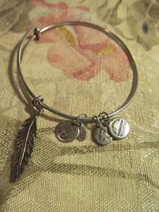 【送料無料】ブレスレット　アクセサリ&mdash;　アレックスシルバーフェザーアジャスタブルブレスレットalex amp; ani silver feather adjustable bracelet so cute nice｜hokushin 13,845円