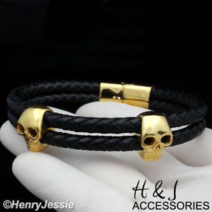 【貨物輸送無料】腕輪 添え物― 825menステンレス鋼黒いことbracelet*gb92