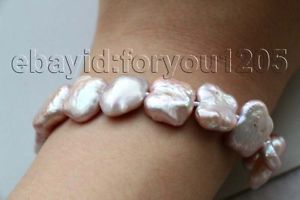 【貨物輸送無料】腕輪 付属物― パール腕輪8 genuine natural 1316粍 purple reborn keshi pearl bracelet 14k f1794
