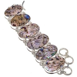 【送料無料】ブレスレット　アクセサリ―　アワビハンドメイドブレスレットlawful abalone shell gemstone jewelry handmade bracelet 78