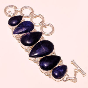 【送料無料】ブレスレット　アクセサリ―　カボションハンドメイドジュエリーブレスレットｇawesome sodalite cabochon 50 gm handmade jewelry bracelet 8 g150