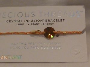 【送料無料】ブレスレット　アクセサリ&mdash;　アレックススワロフスキークリスタルスレッドブレスレットドルalex and ani swarovski crystal infusion precious threads bracelet nwt 38｜hokushin