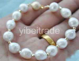 【貨物輸送無料】腕輪 付属物― 75 1112粍 white almost roundエジソンkeshi rebornpearl75 1112粍 white almost round edison keshi reborn pearl bracelet