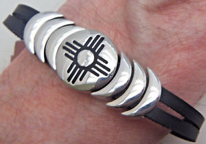 【送料無料】ブレスレット　アクセサリ―　ブレスレットウィーラージアサンレザーピュータークラスプepic spirit bracelet wheeler zia sun 85 leather pewter clasp magnetic wcb 758 14,045円