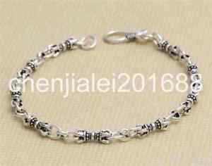 【送料無料】ブレスレット　アクセサリ―　スターリングシルバーレトロブレスレットpure s925 sterling silver individuality retro fine womens bracelet