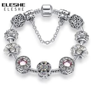 【送料無料】ブレスレット　アクセサリ―　クリアビーズブレスレットクローバーブレスレットclover bracelet with clear beads bracelet for women