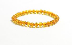 【送料無料】ブレスレット　アクセサリ―　ロットユニットバルトラウンドブレスレットlot 3 unit 5,5 mm natural baltic amber round adult bracelet 86 gr ta1492 13,666円