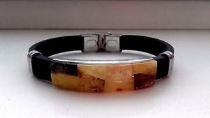【送料無料】ブレスレット　アクセサリ―　オレンジスタイリッシュブレスレットstylish bracelet with amber