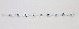 【送料無料】ブレスレット　アクセサリ―　925 スターリングブレスレットグラスsilverbar55925 sterling silver evil eye bracelet glass blue beads silverbar55