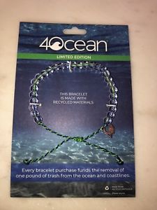 【送料無料】ブレスレット　アクセサリ―　4oceanデイブレスレットnwt4ocean limited edition blue green earth day bracelet nwt ships worldwide