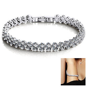 【送料無料】ブレスレット　アクセサリ―　テニスブレスレットホワイトゴールドメッキインチcz tennis bracelet 1458 ctw white gold plated 75 inches wedding prom gift