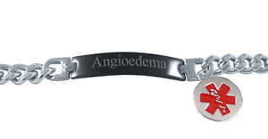 【送料無料】ブレスレット　アクセサリ―　パーソナライズカスタムメディカルアラートメンズブレスレットpersonalised custom engraved medic medical alert mens id bracelet medbr52