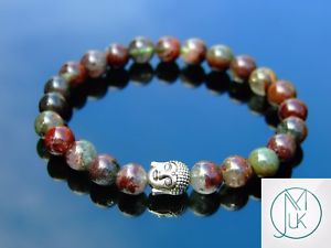 【送料無料】ブレスレット　アクセサリ―　ブレスレットヒーリングストーンチャクラbuddha lodolite natural gemstone bracelet 69 elasticated healing stone chakra