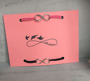 【送料無料】ブレスレット　アクセサリ―　2x diyブレスレットブレスレット**2x diy bracelet friendship bracelet * dream infinity * silver various colours