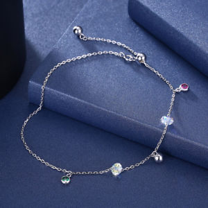【送料無料】ブレスレット　アクセサリ―　オーストリアクラシックチェーンフットアンクレットジュエリークラシックcrystals from austria classic chain foot anklets jewelry lady charms classic