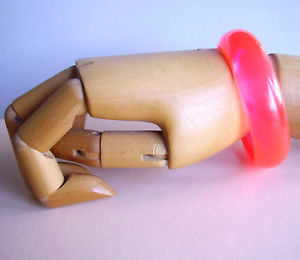 【送料無料】ブレスレット　アクセサリ―　ブレスレットネオンピンク2582 plexi bracelet neon pink