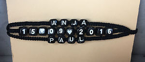 【送料無料】ブレスレット　アクセサリ―　ブレスレットファミリーブレスレットパーソナライズパートナーブレスレットdiy bracelet family bracelet partner bracelet with wunscnamen date personalised