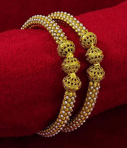 【送料無料】ブレスレット　アクセサリ―　ブレスレットトンセットデザイナージュエリーパーティパーbracelet ton or set kada traditionnels femmes designer jewelry party kj65par