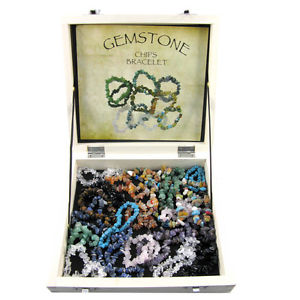 【送料無料】ブレスレット　アクセサリ―　チップブレスレットharmonystone chips bracelet
