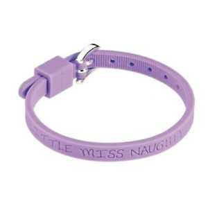 【送料無料】ブレスレット　アクセサリ―　ロンドンゴムブレスレットリンクlinks of london childrens little miss naughty purple rubber bracelet