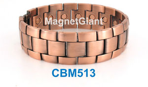 【送料無料】ブレスレット　アクセサリ―　リンクハイパワーブレスレットthe most wide men copper link high power magnetic bracelet cbm5132