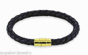 【送料無料】ブレスレット　アクセサリ―　ブレスレットブラウンステンレススチールalraune, leather bracelet juno , brown 19 cm, goldcoloured stainless steel,