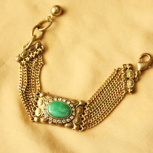 【送料無料】ブレスレット アクセサリ― ブレスレットラインストーンモダンオリジナルbracelet female rhinestone green multihang modern original evening marriage gift