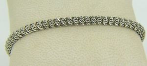 【送料無料】ブレスレット　アクセサリ―　グラムスターリングシルバーイタリアンビーズロープブレスレットブランド89 grams sterling silver 7 fancy italian beaded rope bracelet fas brand w61