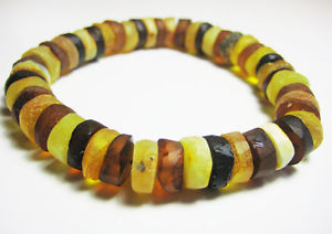 【送料無料】ブレスレット　アクセサリ―　バルトブレスレットマルチraw natural baltic amber braceletmulti
