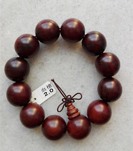 【送料無料】ブレスレット　アクセサリ―　クールファッションビーズブレスレット20mm nice natural wood beads bracelet for cool man and fashion man