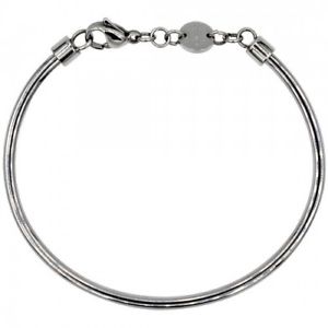 【送料無料】ブレスレット アクセサリ― トレスジョリーペンダントメタルブレスレットbrosway tres jolie, rigid bracelet for pendants, steel bbr45,