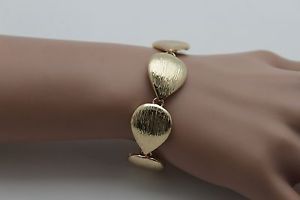 【送料無料】ブレスレット　アクセサリ―　メタルブレスレットファッションジュエリーウォータードロップアイモデルwomen gold metal bracelet fashion jewelry water drop eye model