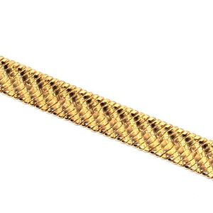 【送料無料】ブレスレット　アクセサリ―　ゴールドブレスレットメッシュプレートgold coloured bracelet beautiful mesh plate 20cm jewel 13,666円