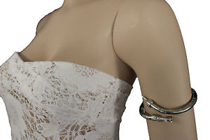 【送料無料】ブレスレット　アクセサリ―　ヌオーヴォドナアルジェントメタルモーダコブラフェイシアnuovo donna argento oro metal moda serpente cobra bracciale braccio a fascia