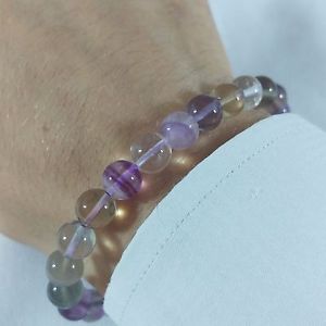 【送料無料】ブレスレット　アクセサリ―　ブレスレットボールブレスレットブレスレットbracelet in purple green fluorite bracelet ball rainbow fluorite bracelet 13,666円