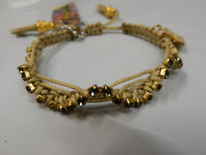 【送料無料】ブレスレット　アクセサリ―　バラゴンザレスブレスレットクララrose gonzales woven bracelet rg21 clara taupe
