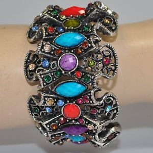 【送料無料】ブレスレット　アクセサリ―　メタルマルチカラーヌエボbrazalete brazalete de metal 4,5 cm brazalete lazo estrs multicolor nuevo 14,045円