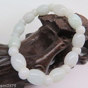 【送料無料】ブレスレット　アクセサリ―　ビーズブレスレットビーズリンク arrival grade a jadeite jade beads bracelet perfect smooth beads link 10mm