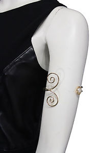 【送料無料】ブレスレット アクセサリ― メタルカフハイアームブレスレットファッションジュエリーラップwomen gold metal cuff high arm bracelet fashion jewelry wrap