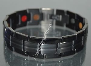 【送料無料】ブレスレット アクセサリ― エネルギースカラーチタンブレスレットenergy power scalar titanium quantum bracelet with strong magnets anti emf