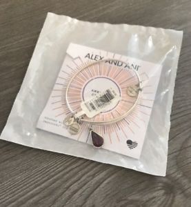 【送料無料】ブレスレット　アクセサリ―　アレックスアメジストクリスタルティアドロップラファエリアンalex and ani february amethyst crystal teardrop rafaelian silvervalentine’s gift