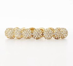 【送料無料】ブレスレット　アクセサリ―　アンテイラーカボションクリスタルストレッチブレスレット ann taylor gold pave cabochon crystal stretch bracelet 13,476円