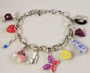 【送料無料】ブレスレット　アクセサリ―　ブライトンカラフルブレスレットbrighton colorful silver charm bracelet