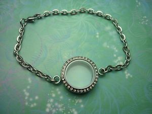 【送料無料】ブレスレット　アクセサリ―　ステンレススチールブレスレットstainless steel cz bracelet medium 25mm